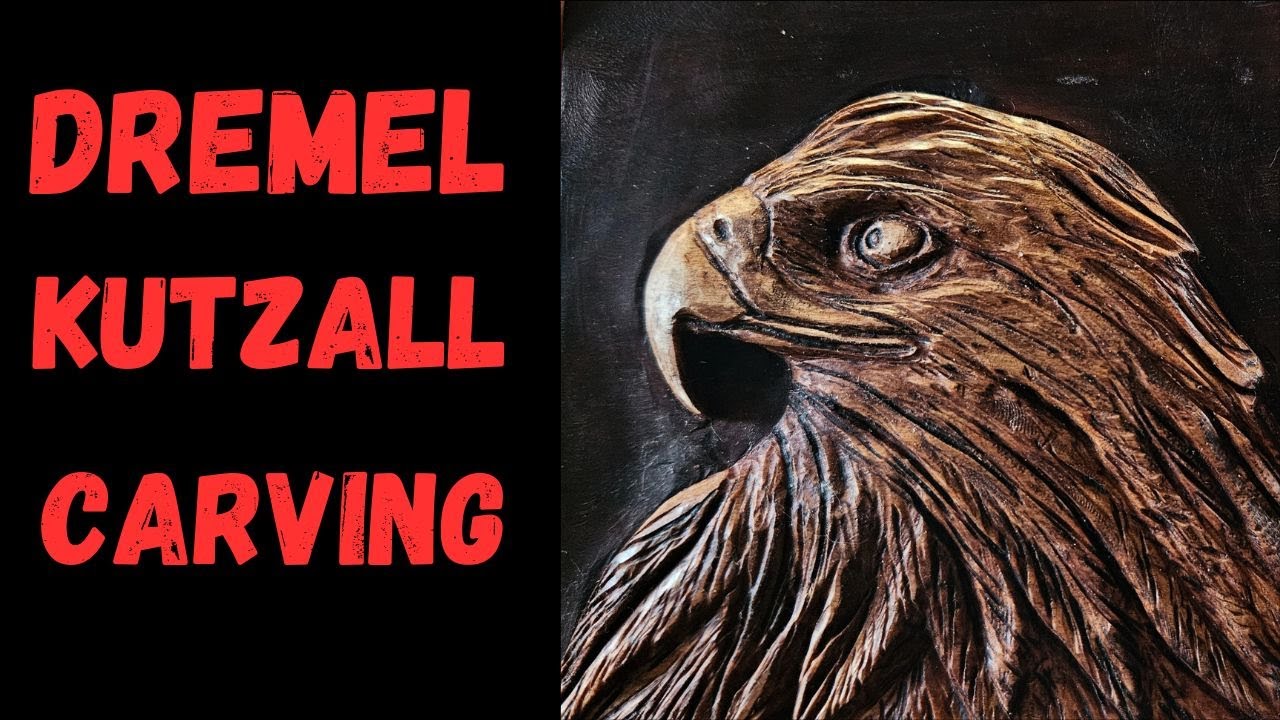 Dremel Wood carving an Eagle