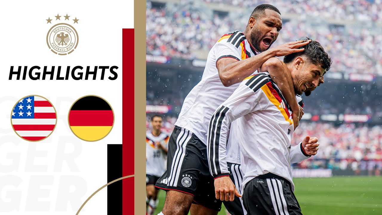 Successful dress rehearsal against the World Cup host! | USA 1-2 Germany | Highlights &ndash; Friendly