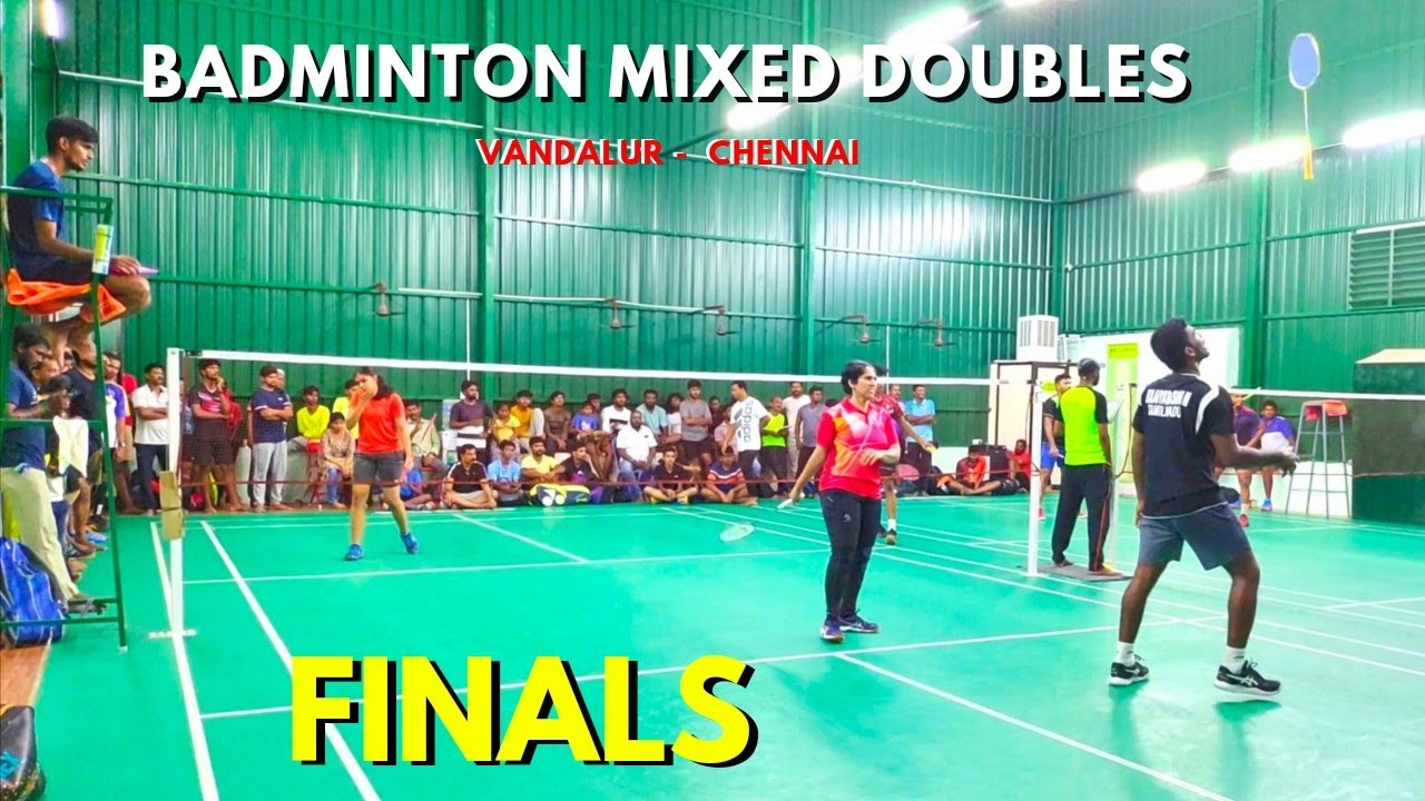 BADMINTON MIXED DOUBLES - FINALS | KALAIYARASAN ANEES KOWSAR vs SENTHAMIZH VIDHYA | VANDALUR