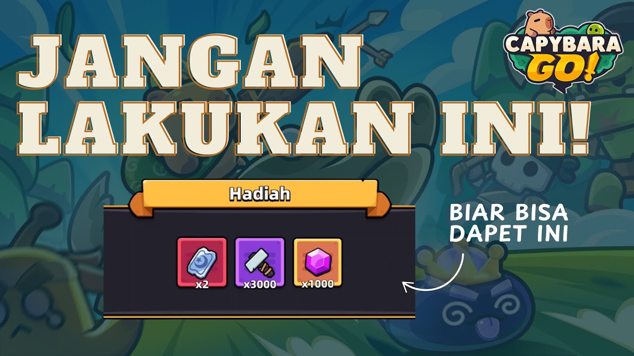 Capybara GO - Rotasi Event dan Tips kapan menggunakan barang-barang di game CapybaraGO&nbsp;(Tips&nbsp;Pemula)