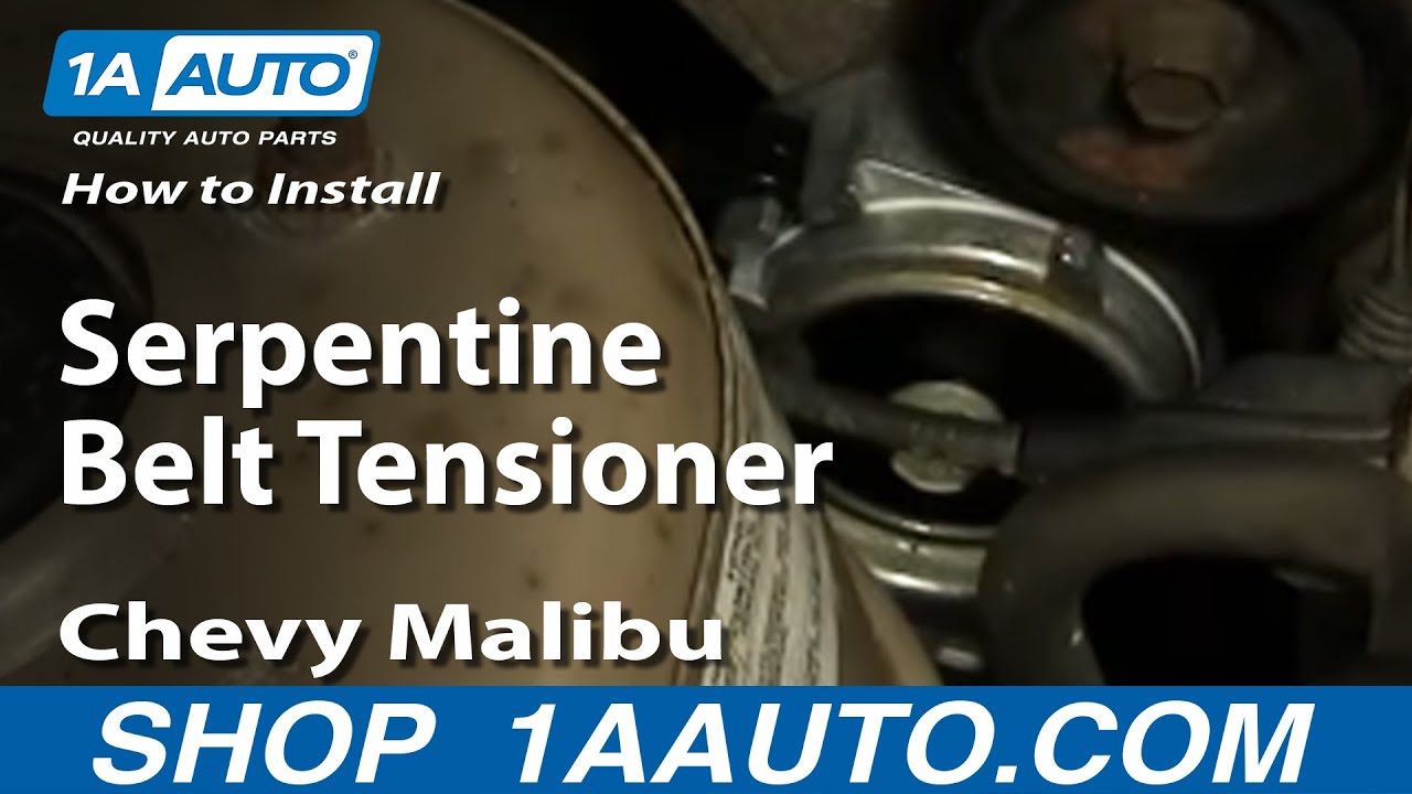 How to Replace Serpentine Belt Tensioner 97-06 Chevy Malibu
