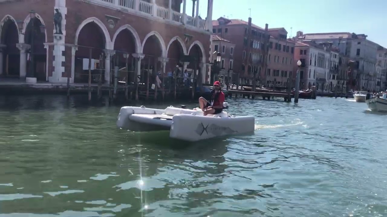 X-FUN in Venice - electric boat parade in Canal Grande
