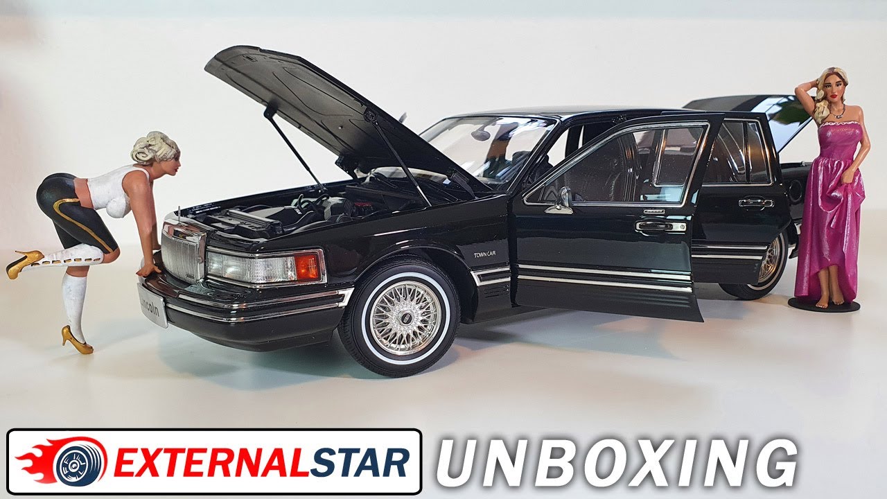 Обзор: литая модель Lincoln Town Car 1990 года в масштабе 1:18 от Xiaoguang