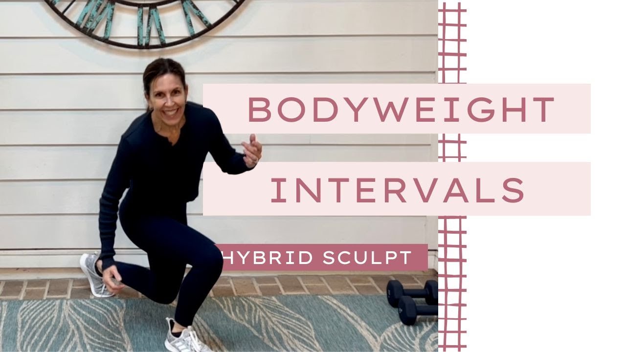 🔥 Full Body Bodyweight Interval Workout | Cardio + Strength at Home