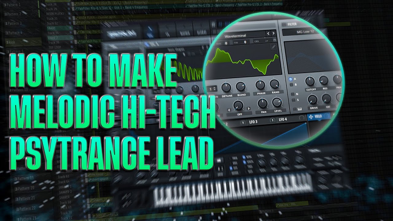 HI-TECH PSYTRANCE MELODIC LEAD TUTORIAL [ SERUM ]
