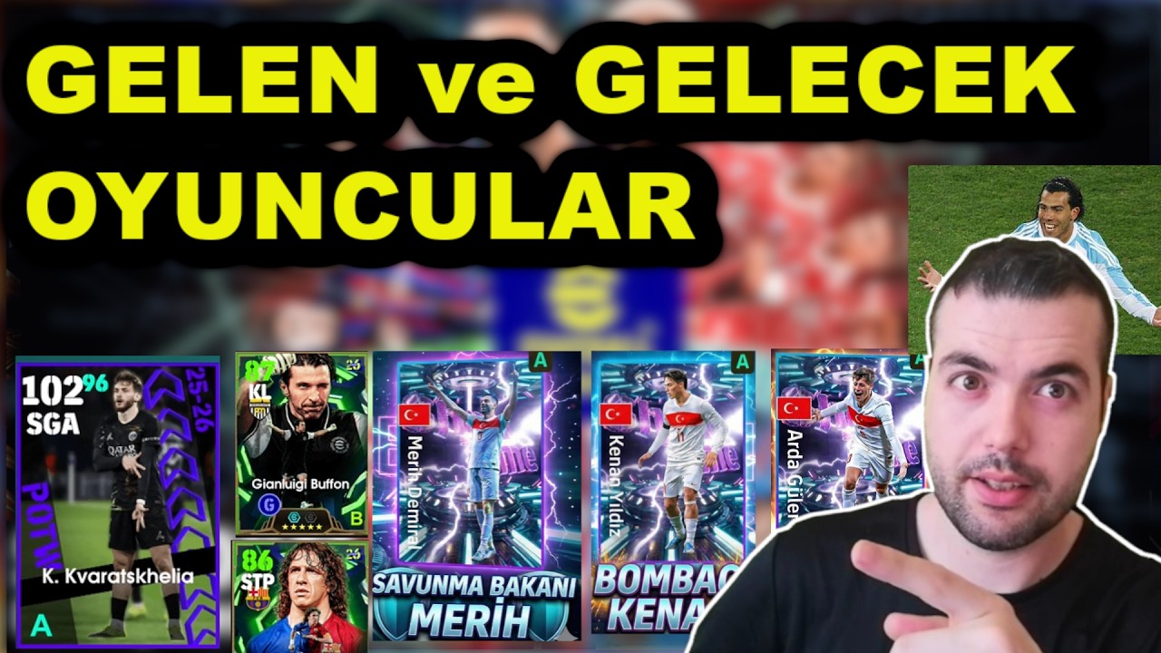 3 PAKET GELİYOR 🔥GELEN ve GELECEK OYUNCULAR (BUGÜN GELENLERİN SEVİYELERİ ÖZELLİKLERİ) eFootball 2026