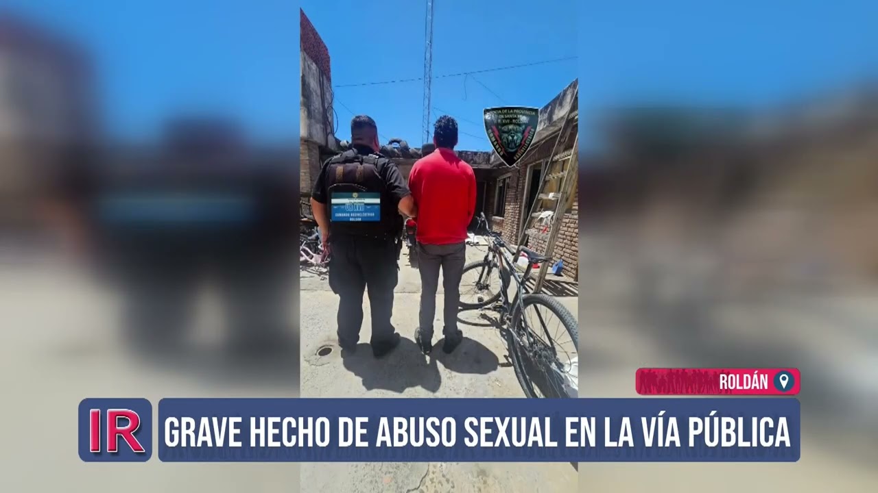 Rold&aacute;n: detenido por abuso en v&iacute;a p&uacute;blica