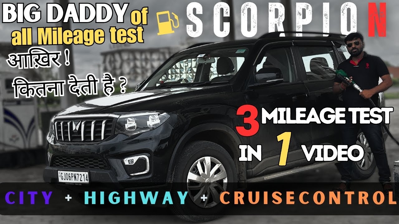 Scorpio N Diesel City and Highway Mileage Test/ Tank to Tank @SNTindia-Official