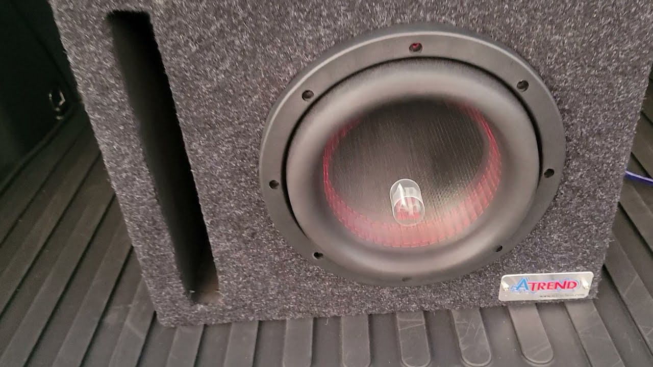 8 inch audio pipe subwoofer hard hitting bass 🔊😳