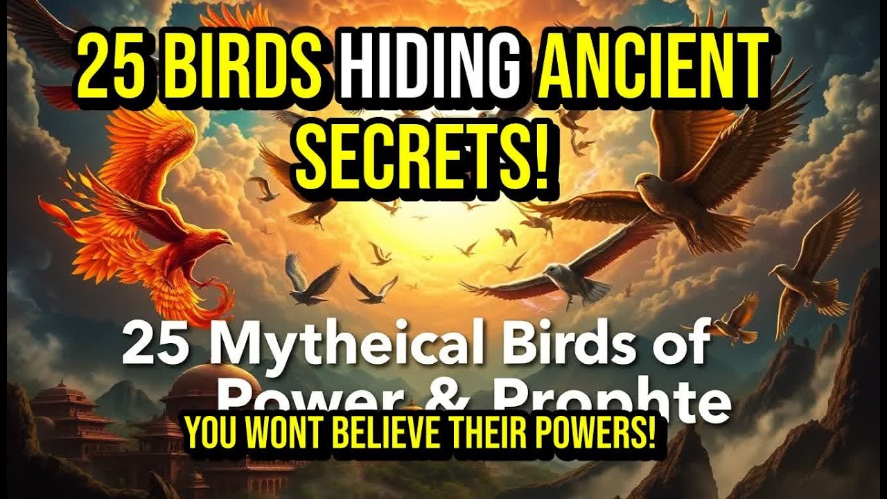 25 MYTHICAL BIRDS of POWER and Prophecy Across Cultures | A COMPLETE Guide