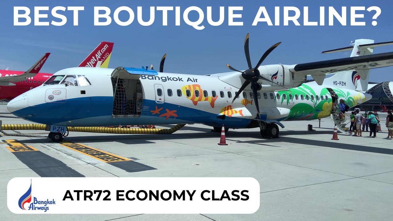 Best Boutique Airline? Bangkok Airways ATR72 Economy Class | Bangkok-Koh Samui