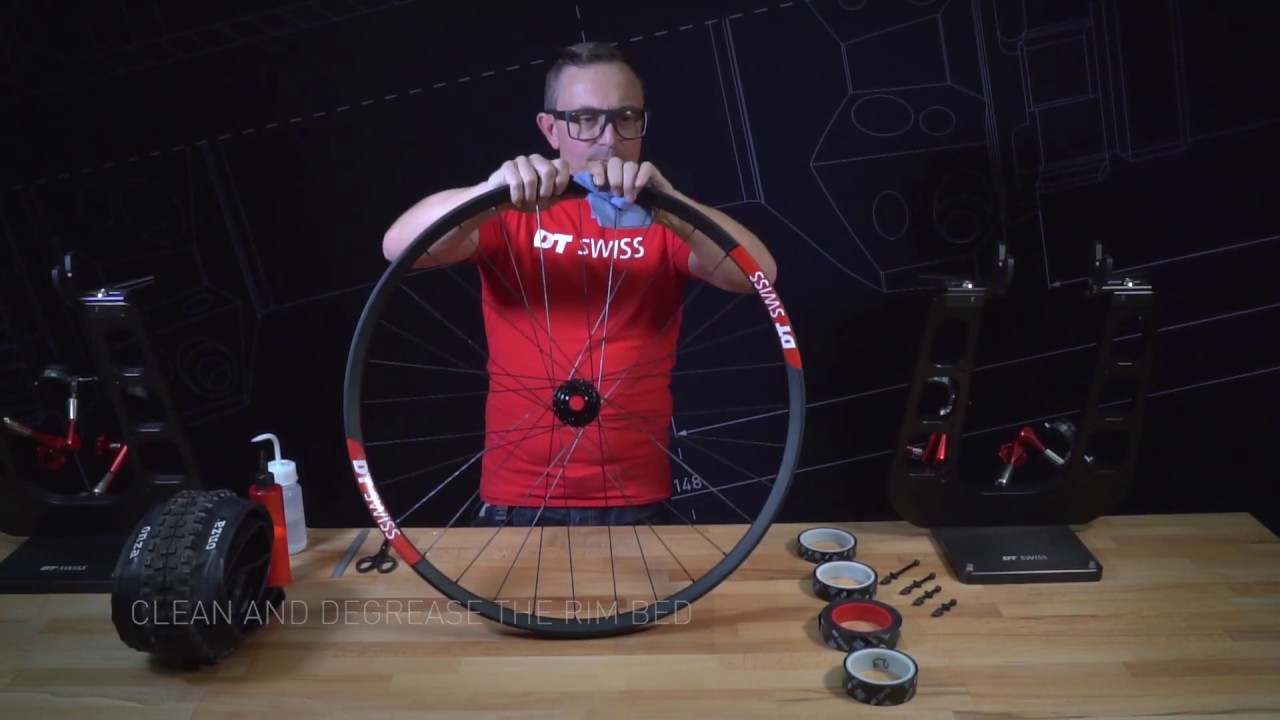 Tubeless conversion: How to convert your bike tires to tubeless.  | DT Swiss