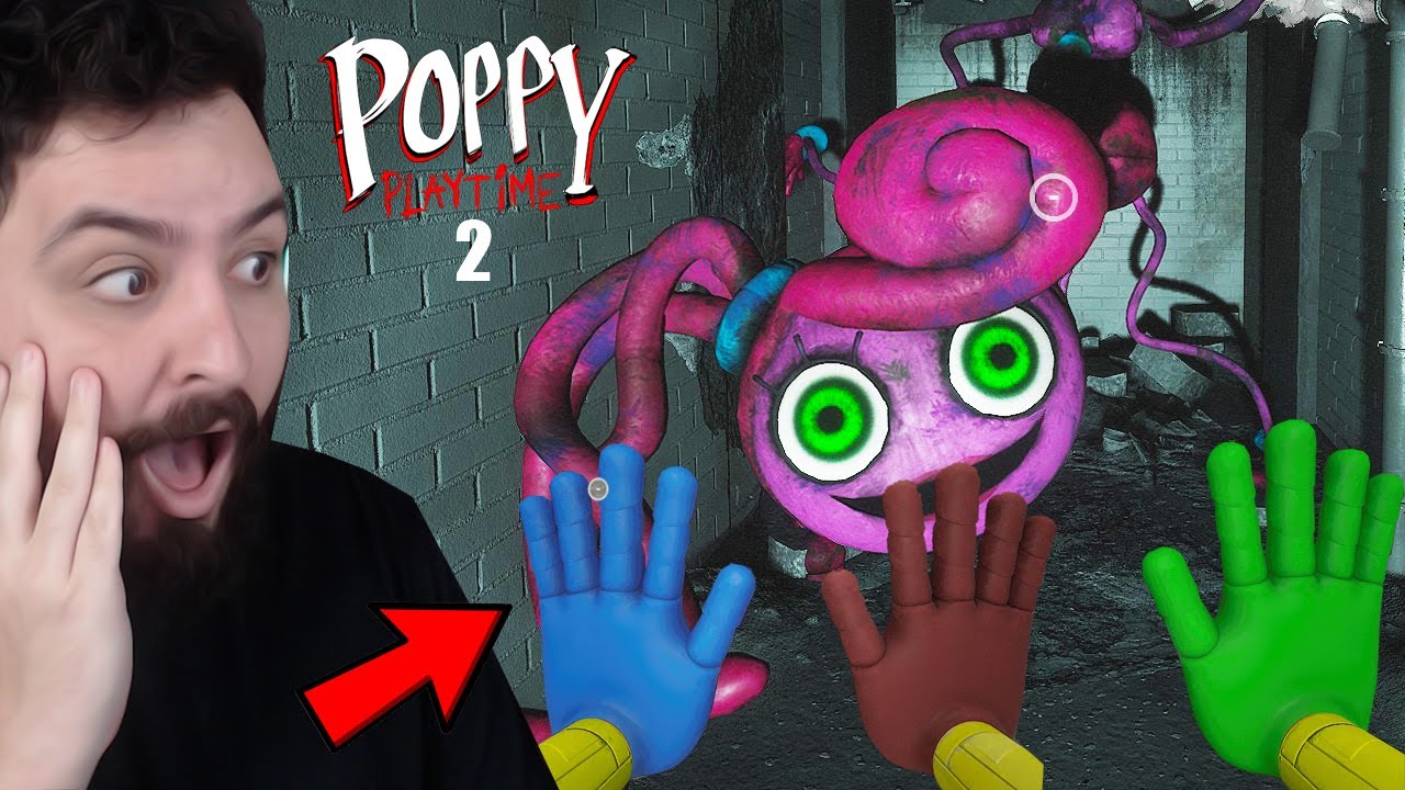 O QUE ACONTECE SE A MOMMY LONG LEGS NÃO TIRAR A MÃO VERMELHA DE NÓS? - Poppy Playtime CAPITULO 2