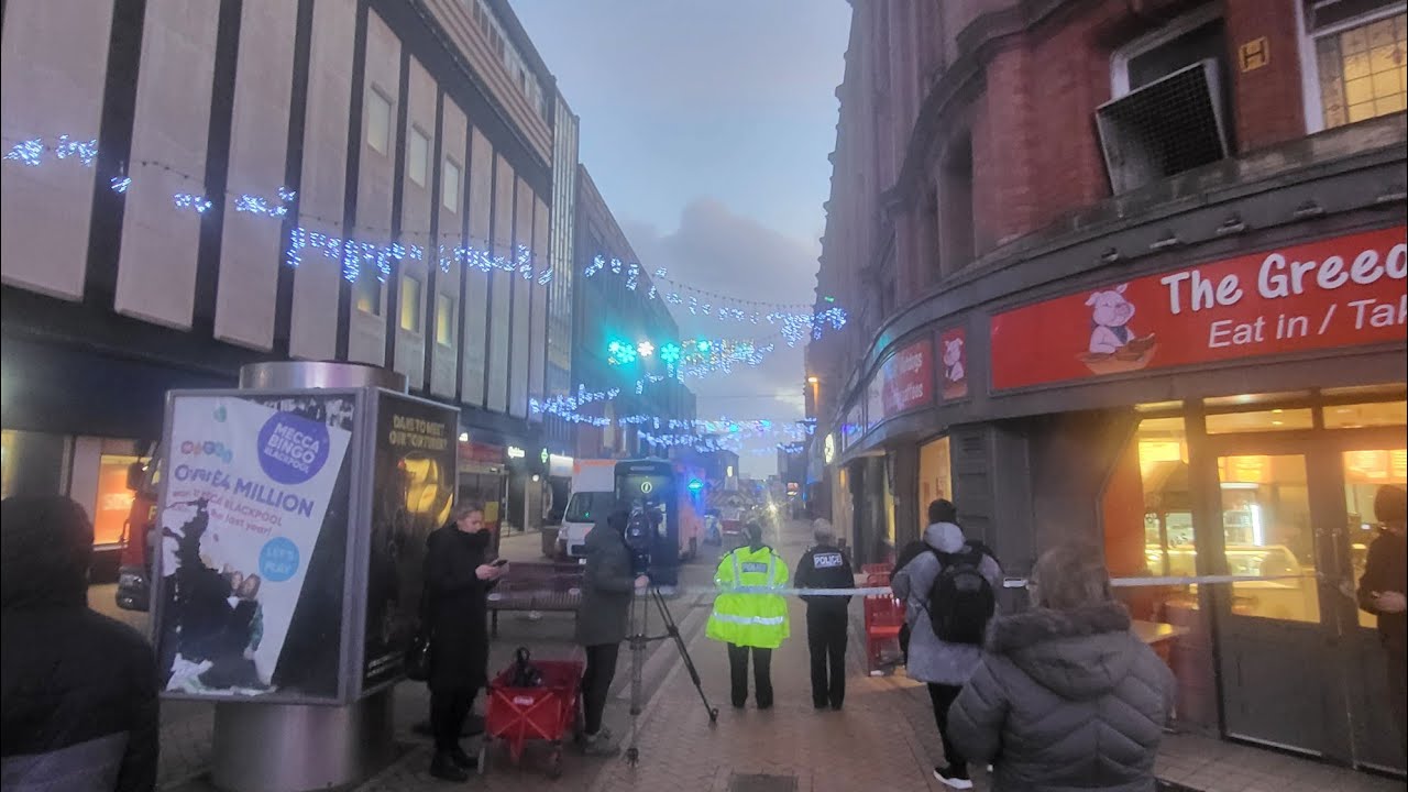 Central Prom Blackpool Last Day Of Christmas By The Sea