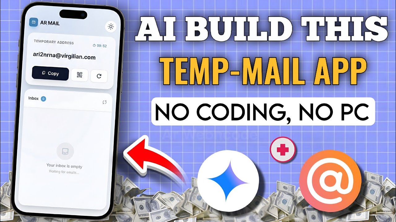 Build a Privacy Temp Mail App  | Without Coding | Full Tutorial (Hindi)