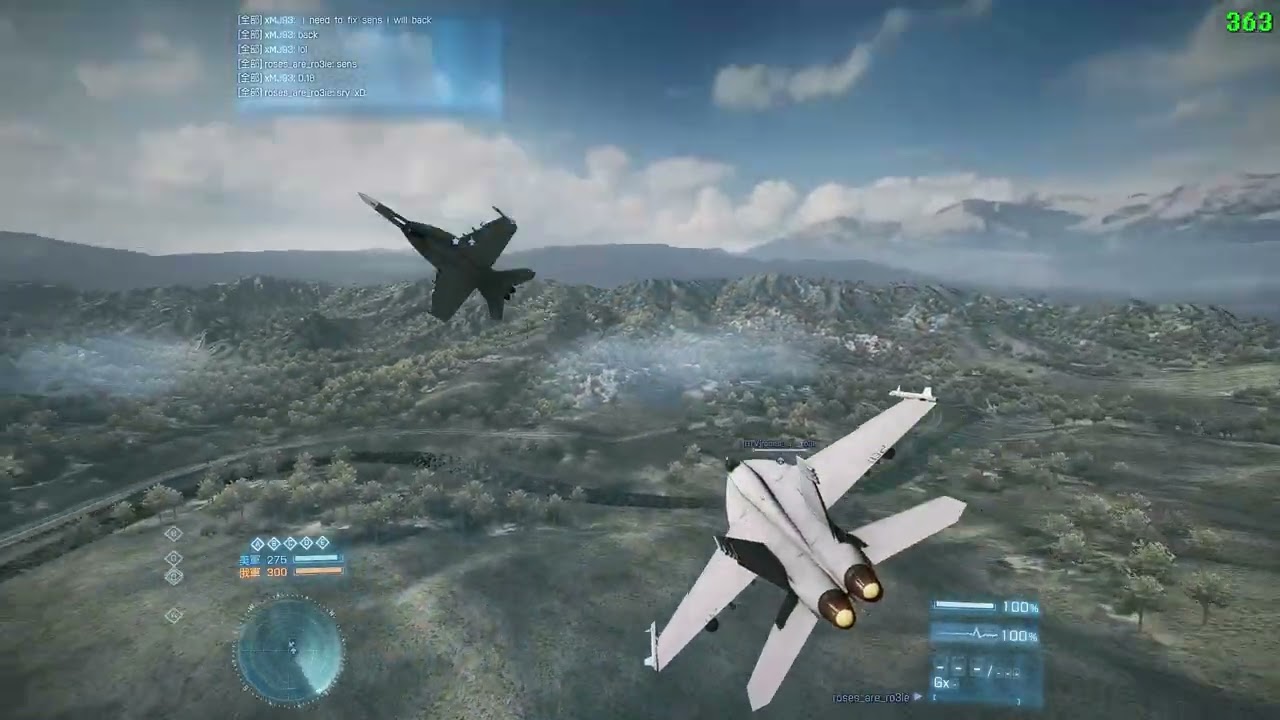 roses_are_ro3ie Vs Malloki100 BF3 Dogfight