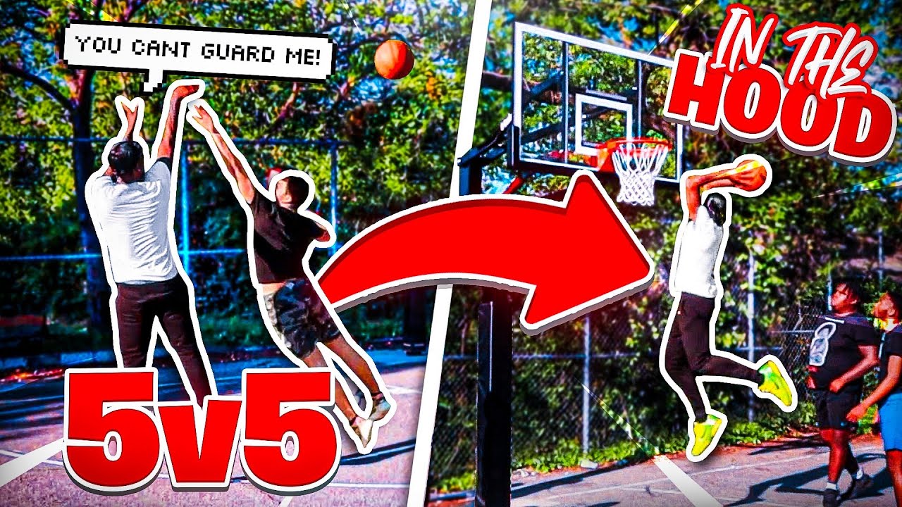 Duke Dennis expose TRASH TALKERS In Someone Else HOOD! 5v5 Basketball! HOOD VLOG