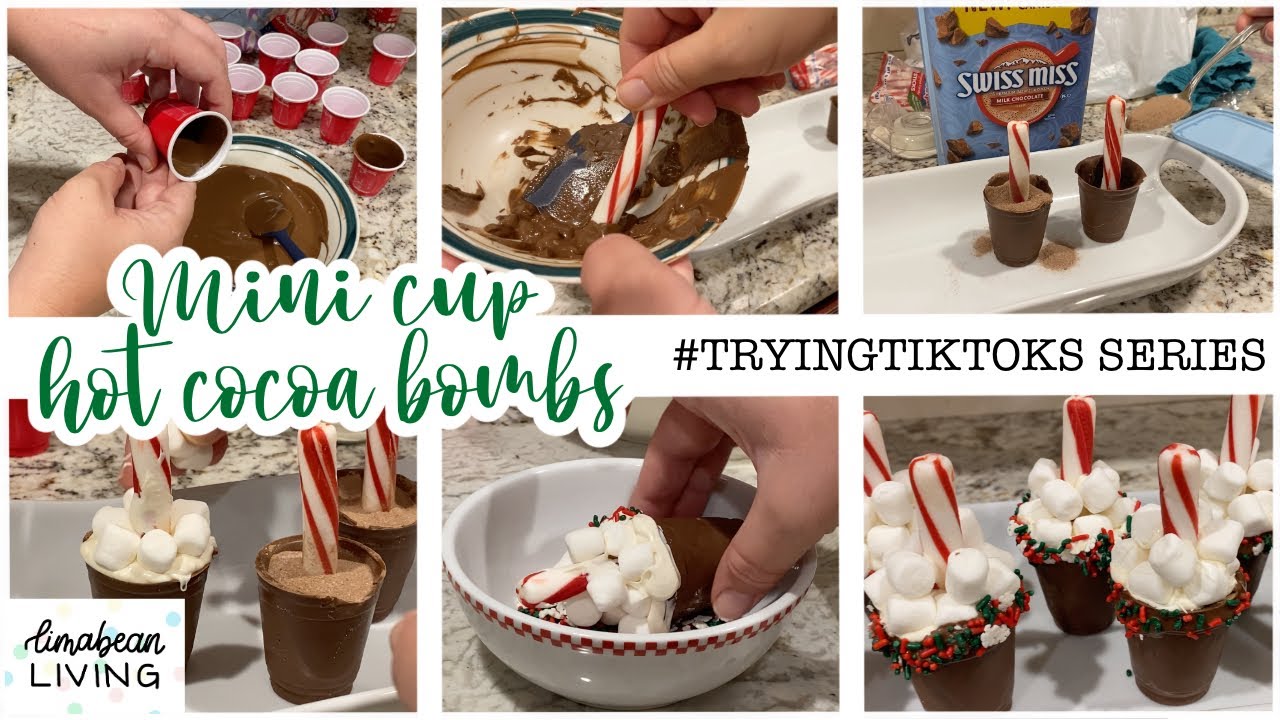 Mini Drink Peppermint Hot Cocoa Bombs | 