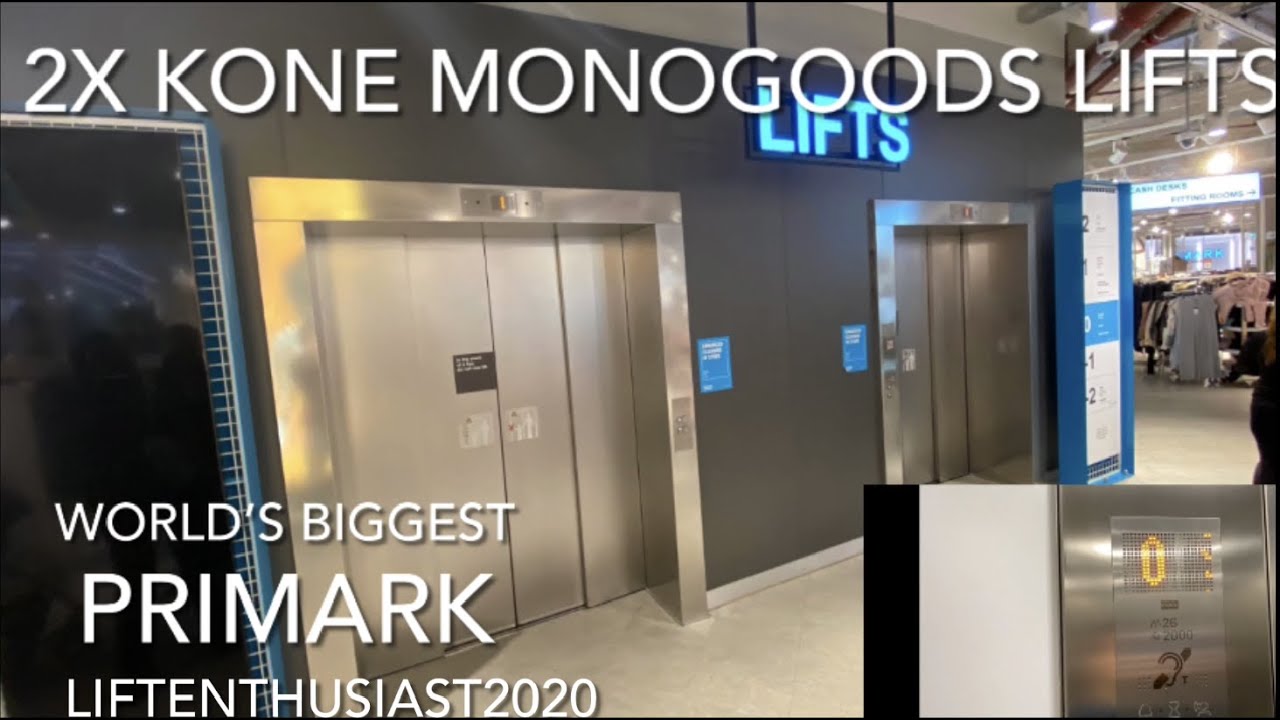 2018 Kone KSS 140 MonoGoods Lifts @ World’s Biggest Primark Birmingham