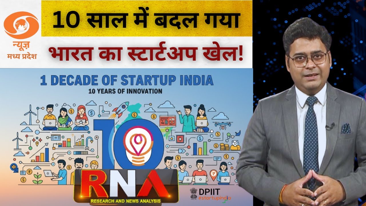 Startup India Turns 10 | 2 Lakh Startups, 21 Million Jobs & India’s Entrepreneurial Revolution