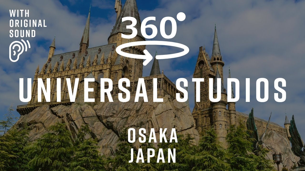 Universal Studios Japan 🇯🇵 Osaka | 360&deg; Walking Tour | Original Sound