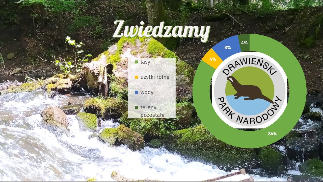 Drawieński Park Narodowy - J. Czarne, J. Ostrowieckie, Stara Węgornia, Elektrownia Wodna Kamienna