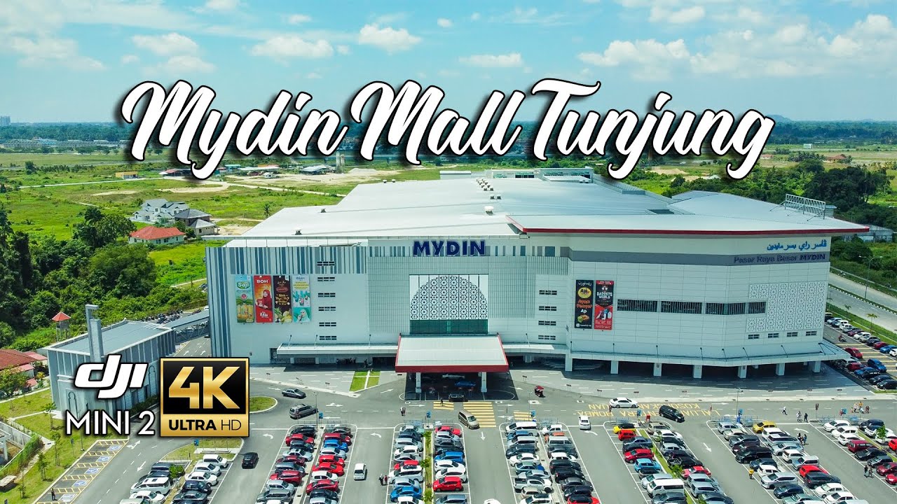 MYDIN TUNJONG KOTA BHARU TERBESAR DI MALAYSIA | 4K AERIAL FOOTAGE CINEMATIC DRONE SHOT ON DJI MINI 2