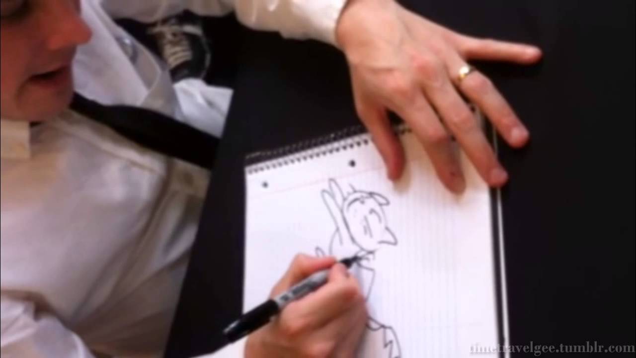 Gerard Way drawing "Lemon Gerard On a Cat" [7.19.14]