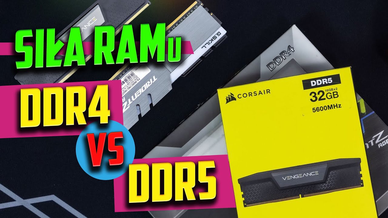 Za co PRZEPŁACASZ! DDR4 vs. DDR5 testy w Windows 11