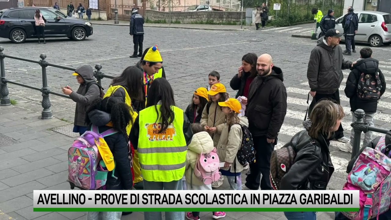 Strada scolastica Piazza Garibaldi, partita la sperimentazione