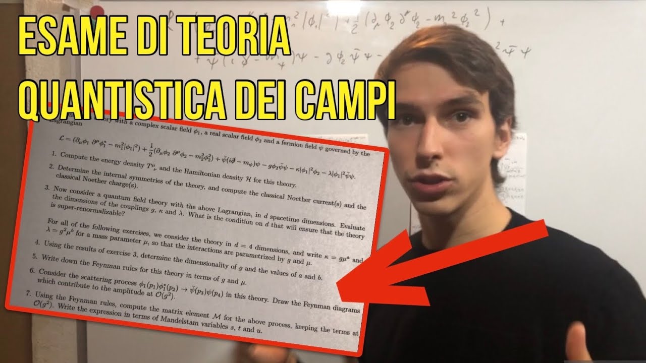 Ecco com'è un Esame di Fisica Teorica all'Università