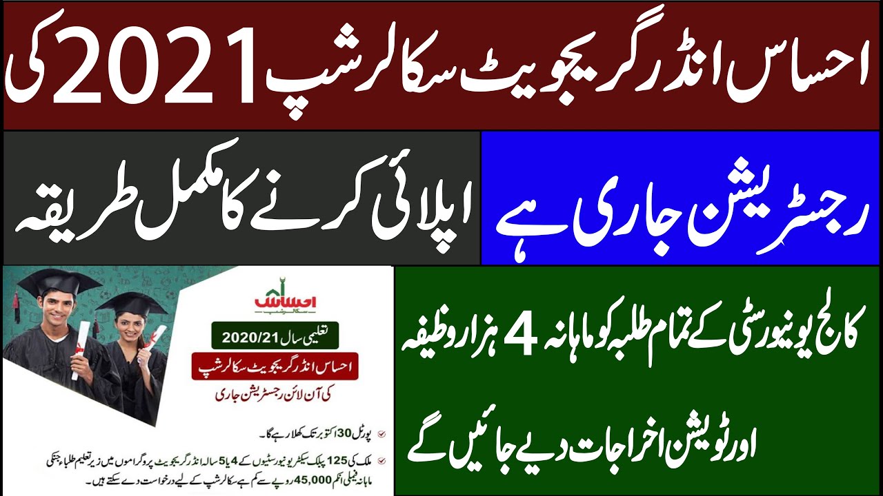 ehsaas undergraduate scholarship program 2020