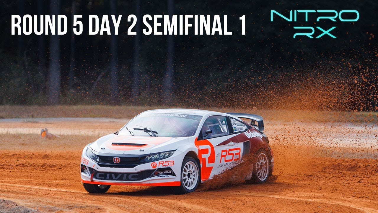 2021 Nitro Rallycross Round 5 Day 2 SemiFinal 1 | FULL RACE