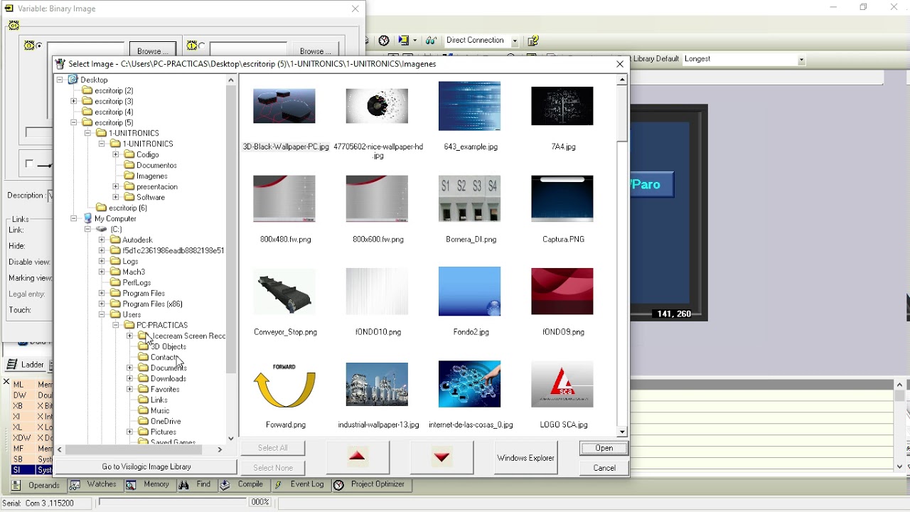 Curso PLC Unitronics Pt.2...Contactores y Bobinas con HMI (Visilogic)