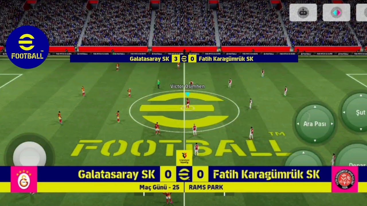 FUTBOL OYUNU  ( FOOTBALL GAMES  ) EFOOTBALL MOBİLE 