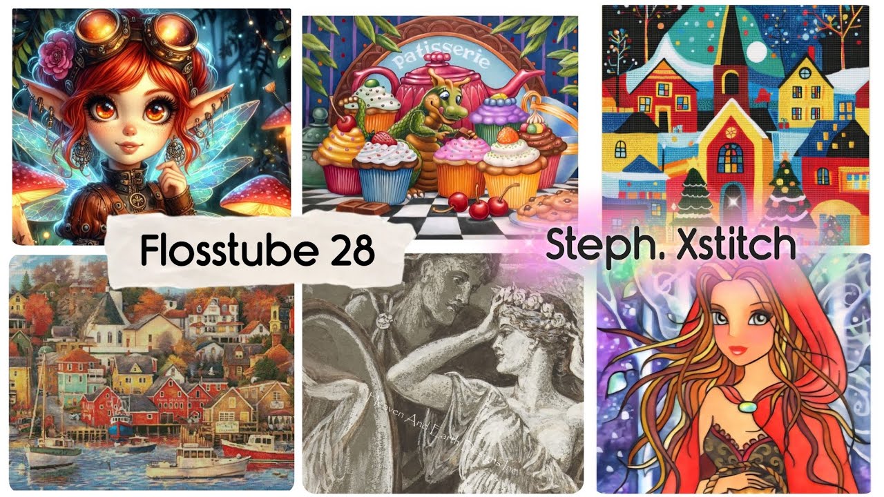 Flosstube 28 : WIPs, Milestones and My First 2026 Finish! 