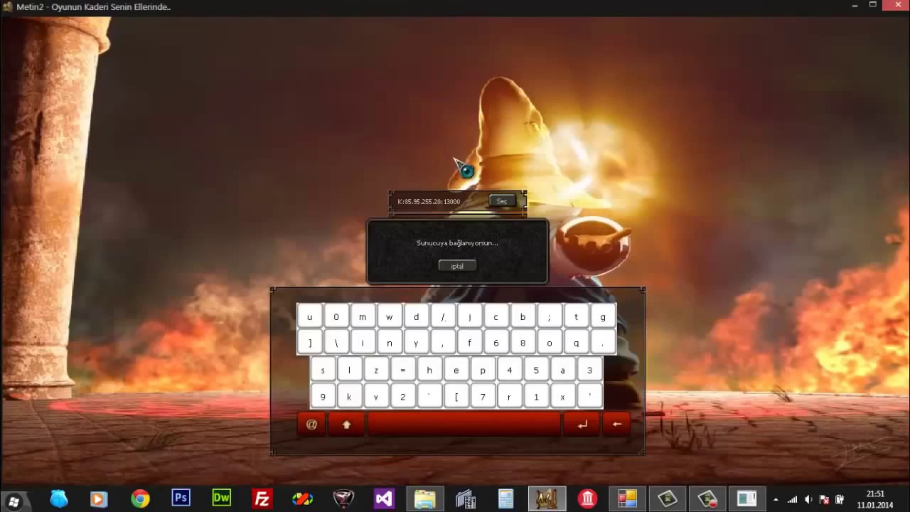 Metin2 Her Pvp'de &Ccedil;alışan Hack 7x Pro Damage 22.8.2017