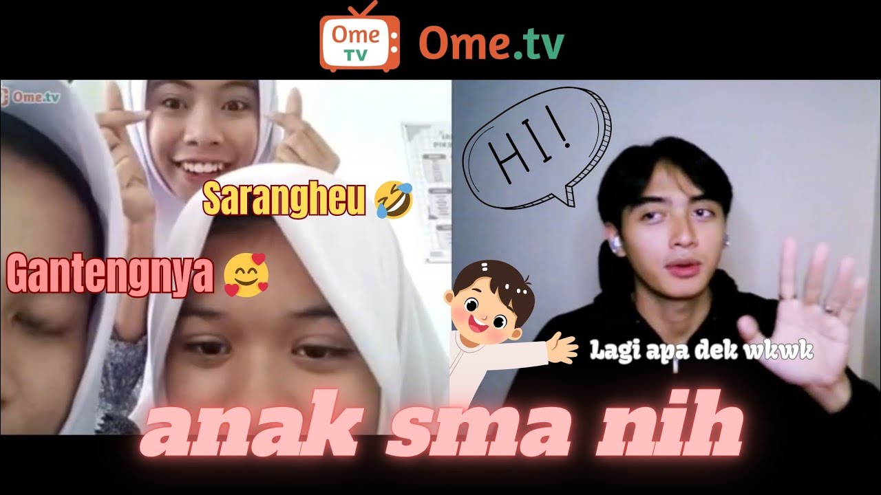 Heh belajar heh malah main ome tv 😁 