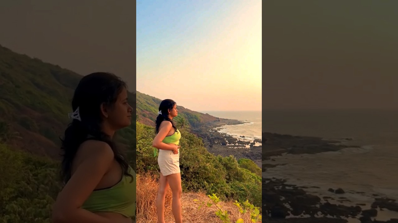 Best Sunset Point In North Goa #travel #goa