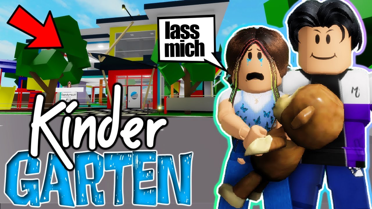 mein 1️⃣. Tag im KINDERGARTEN ist SCHRECKLICH 👎🏼 (ich weine 😭) Brookhaven Roleplay Roblox DEUTSCH
