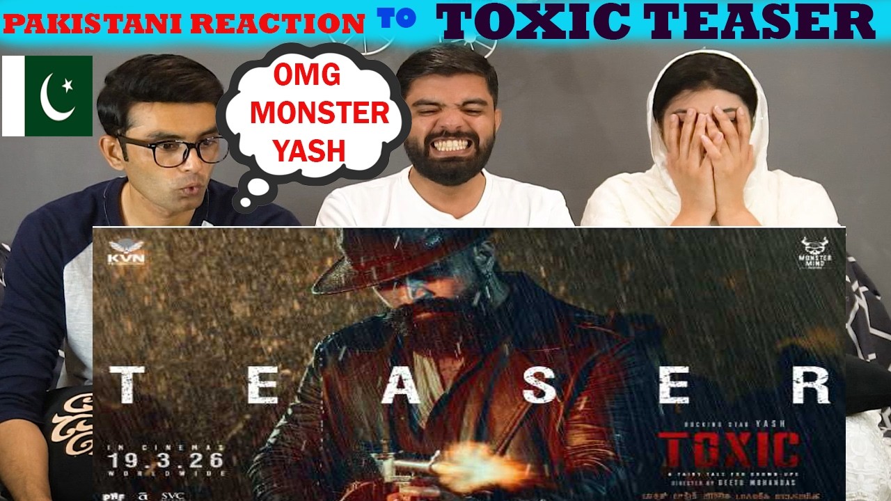 Pakistani Reacts to Toxic Official Hindi Teaser | Rocking Star Yash | Geetu Mohandas | KVN | MMC
