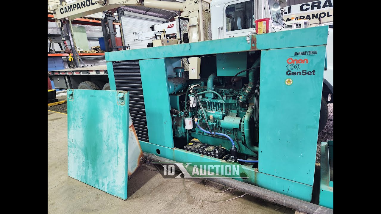 MITSUBISHI 100 KW GENERATOR 10X AUCTION  AuctionTime/MachineryTrader
