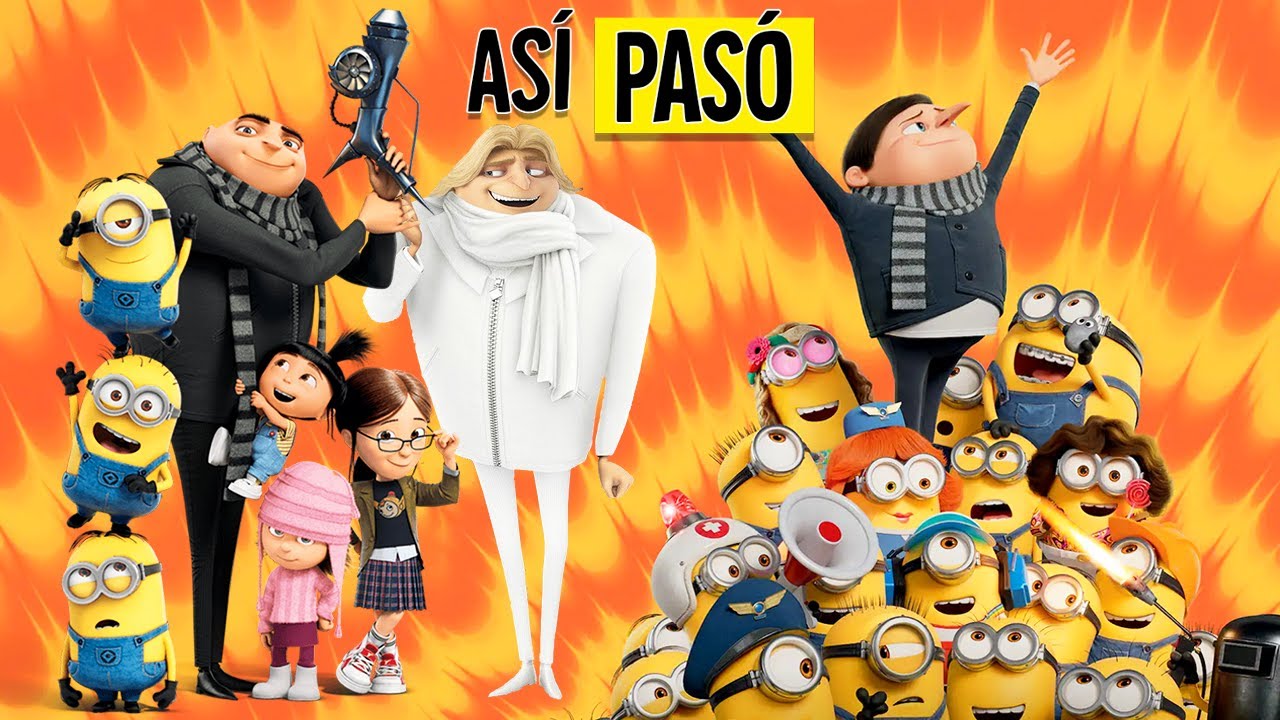 MI VILLANO FAVORITO (MINIONS) | LA SAGA COMPLETA - RESUMEN EN 1 HORA
