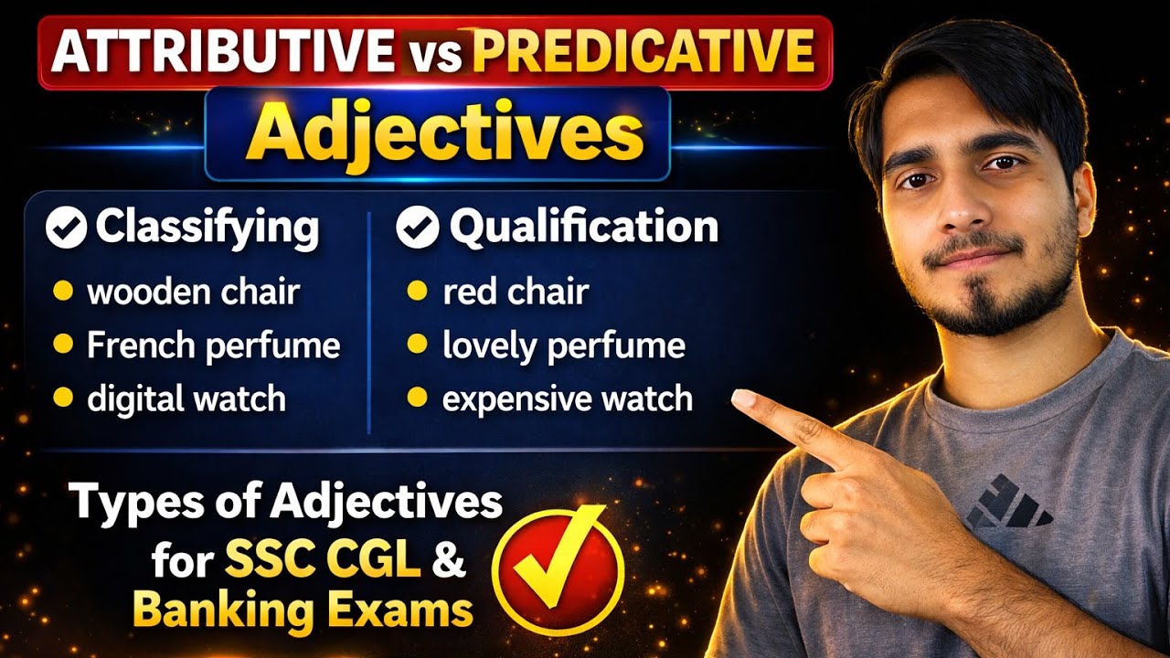 Adjective basic Lec 1 | Different uses of Adjectives| Types of Adjectives 