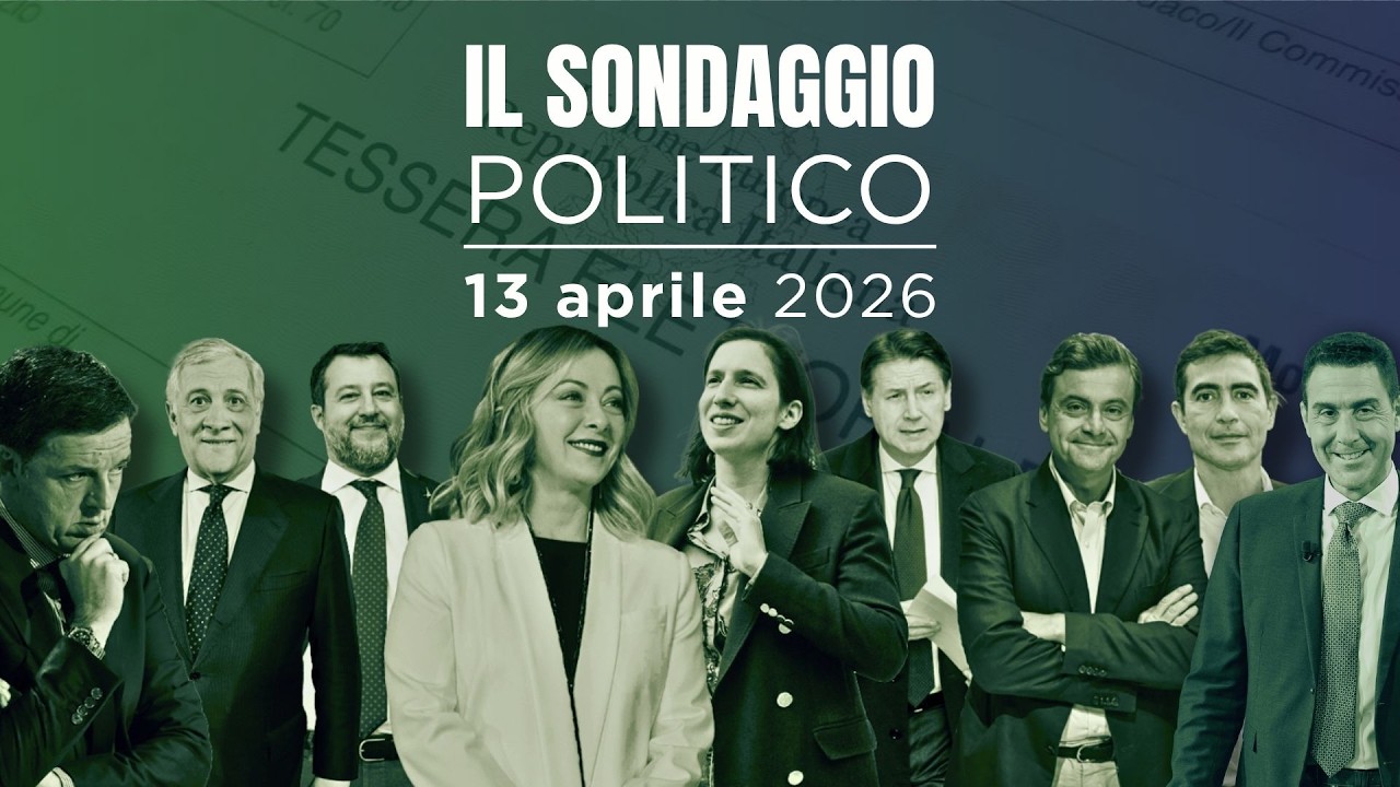 Sondaggio politico del 13 aprile: come andrebbe se si votasse oggi