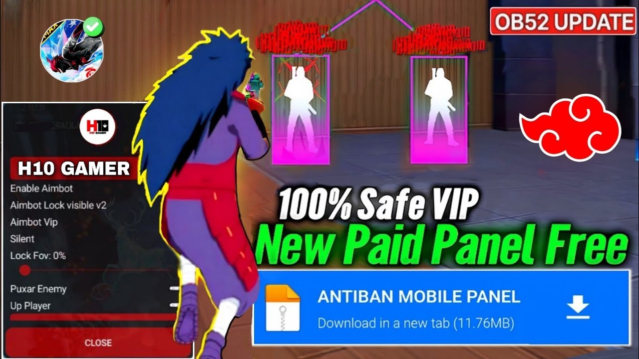 Free Fire Panel Mobile 🔥 FF Antiban Panel OB52 | Free Fire Hack New 😈 FF Injector 2026 | FF Panel