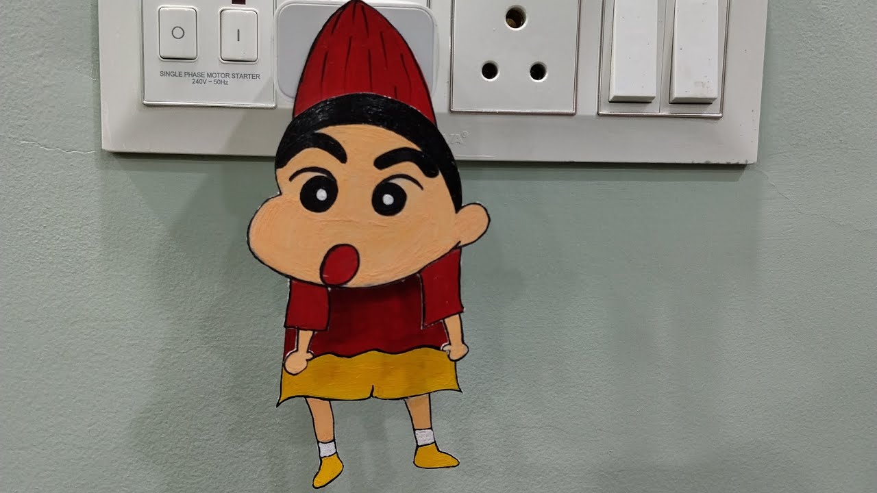 How to make Trending Paper Hanging Doll. Shinchan Hanging Doll. #hanging #doll #trending #paperdoll