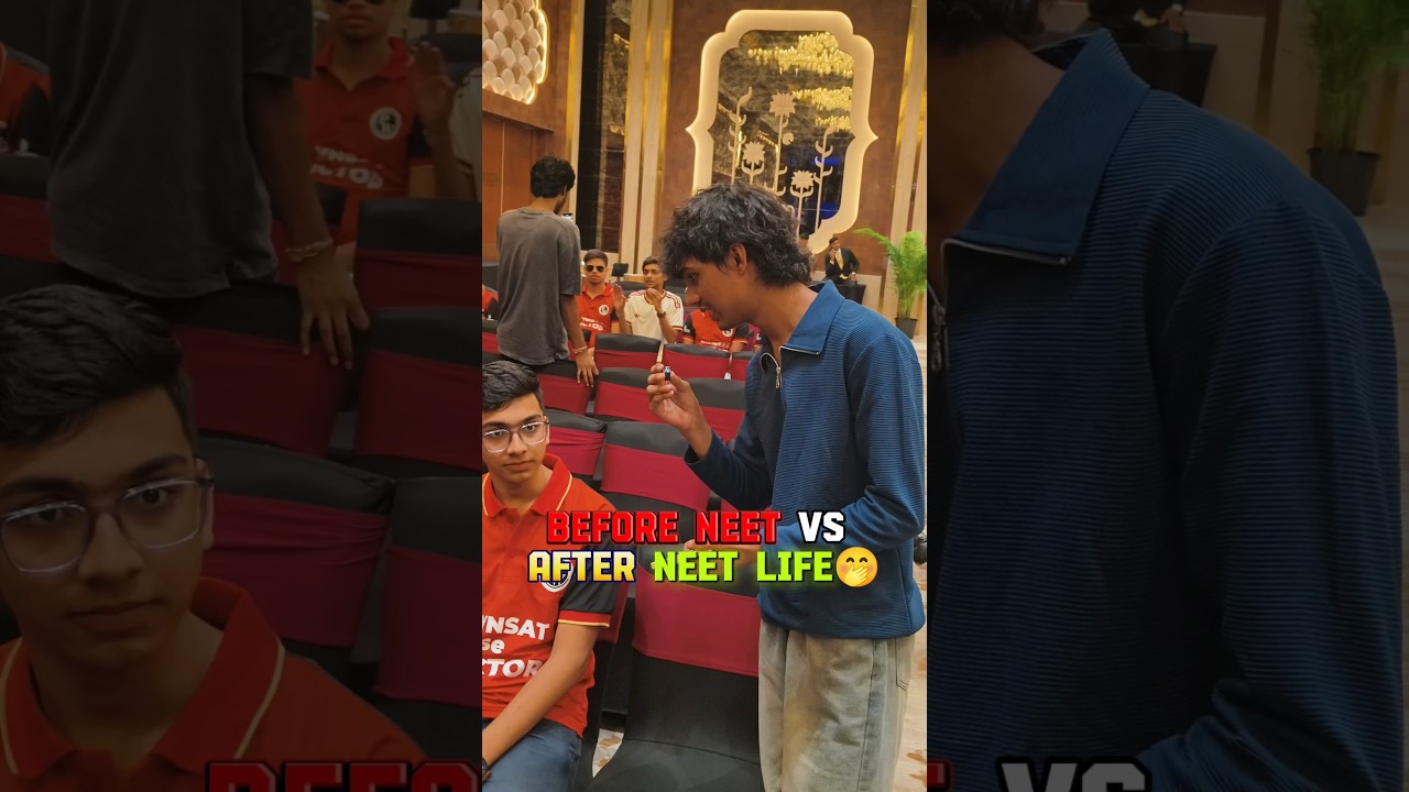 Before NEET vs. After NEET life🤭#viral #ytshorts #funny #aura #topper #motivation