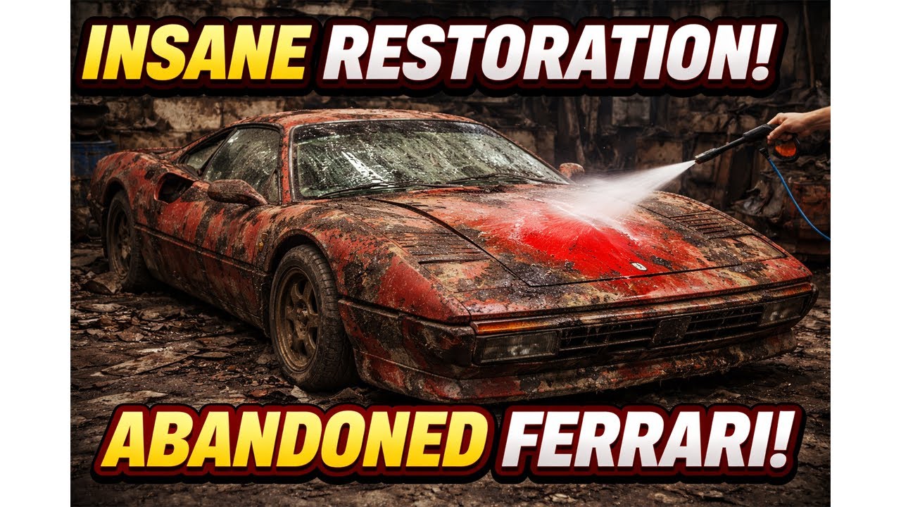 Extreme Ferrari Restoration | Rusty, Muddy, Forgotten Supercar | Auto ASMR Video