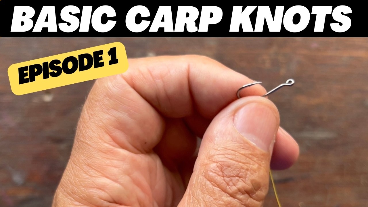 How to tie basic carp fishing knots [my version] [Video 35]